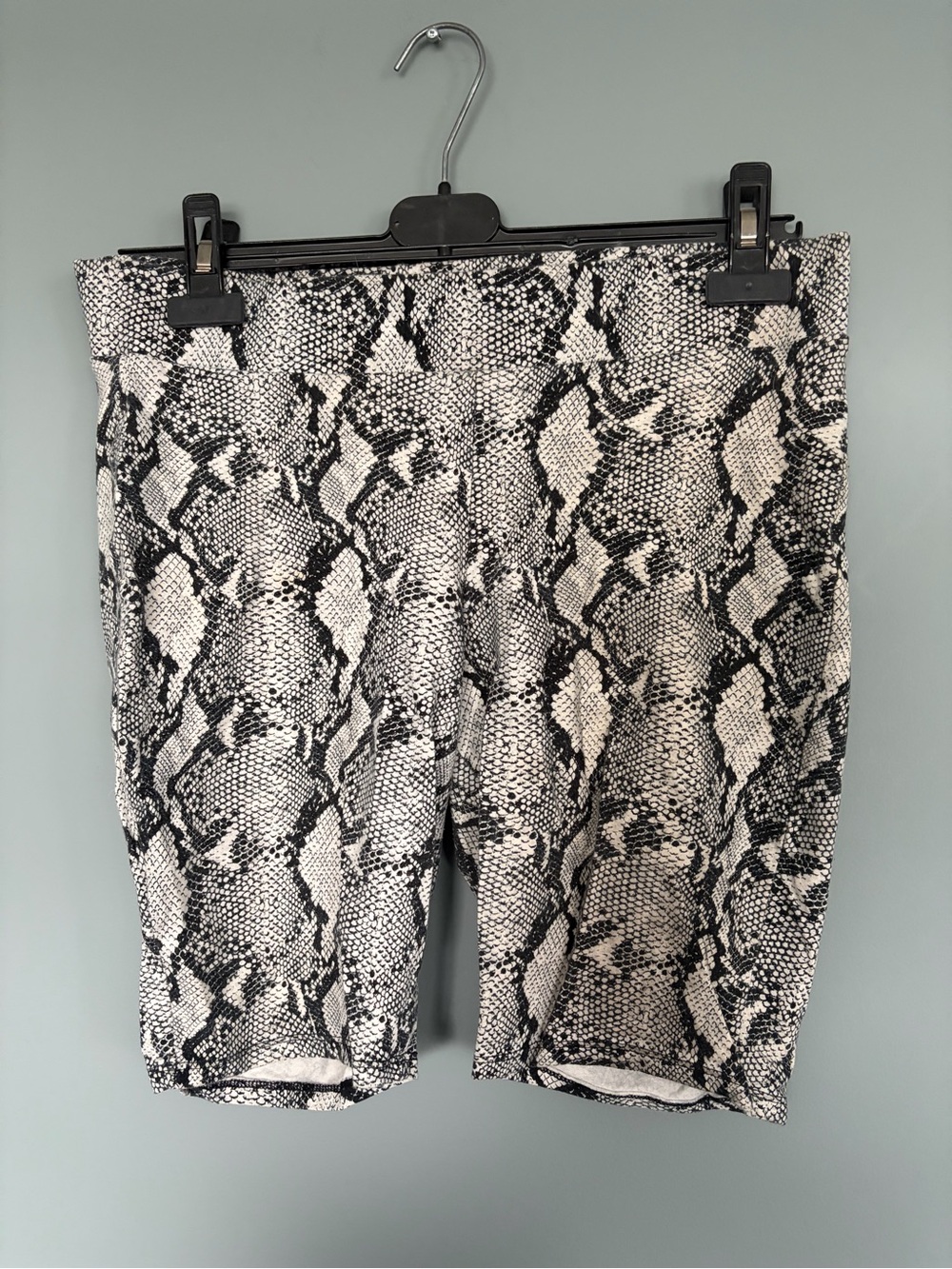torrid Black & White Snake Print Bike Shorts